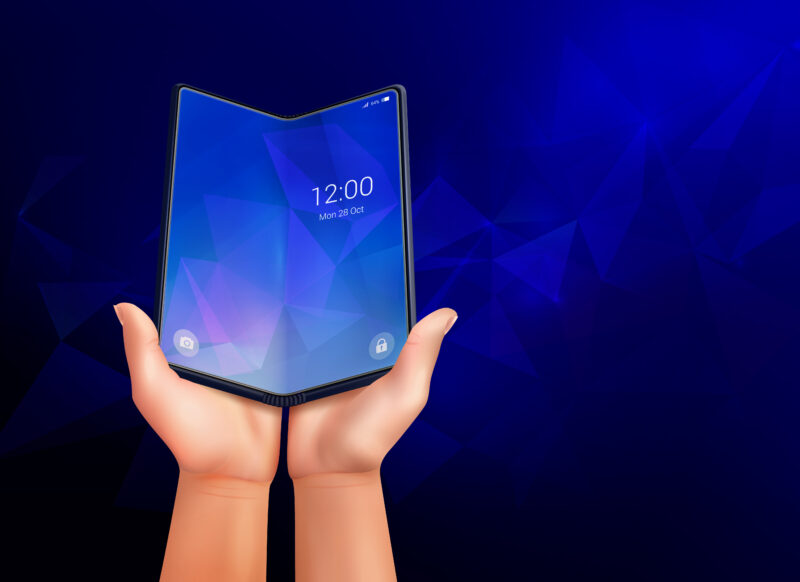 Foldable smartphone